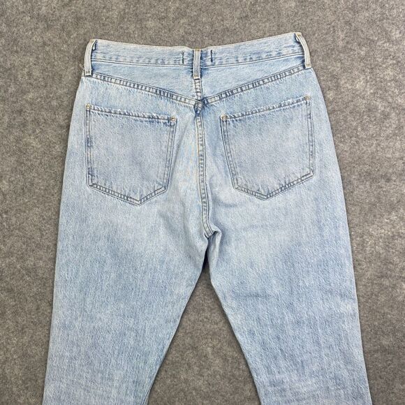 AGOLDE Riley High Rise Straight Crop Jeans Size 28 Light Wash a066b-983 - Picture 12 of 13
